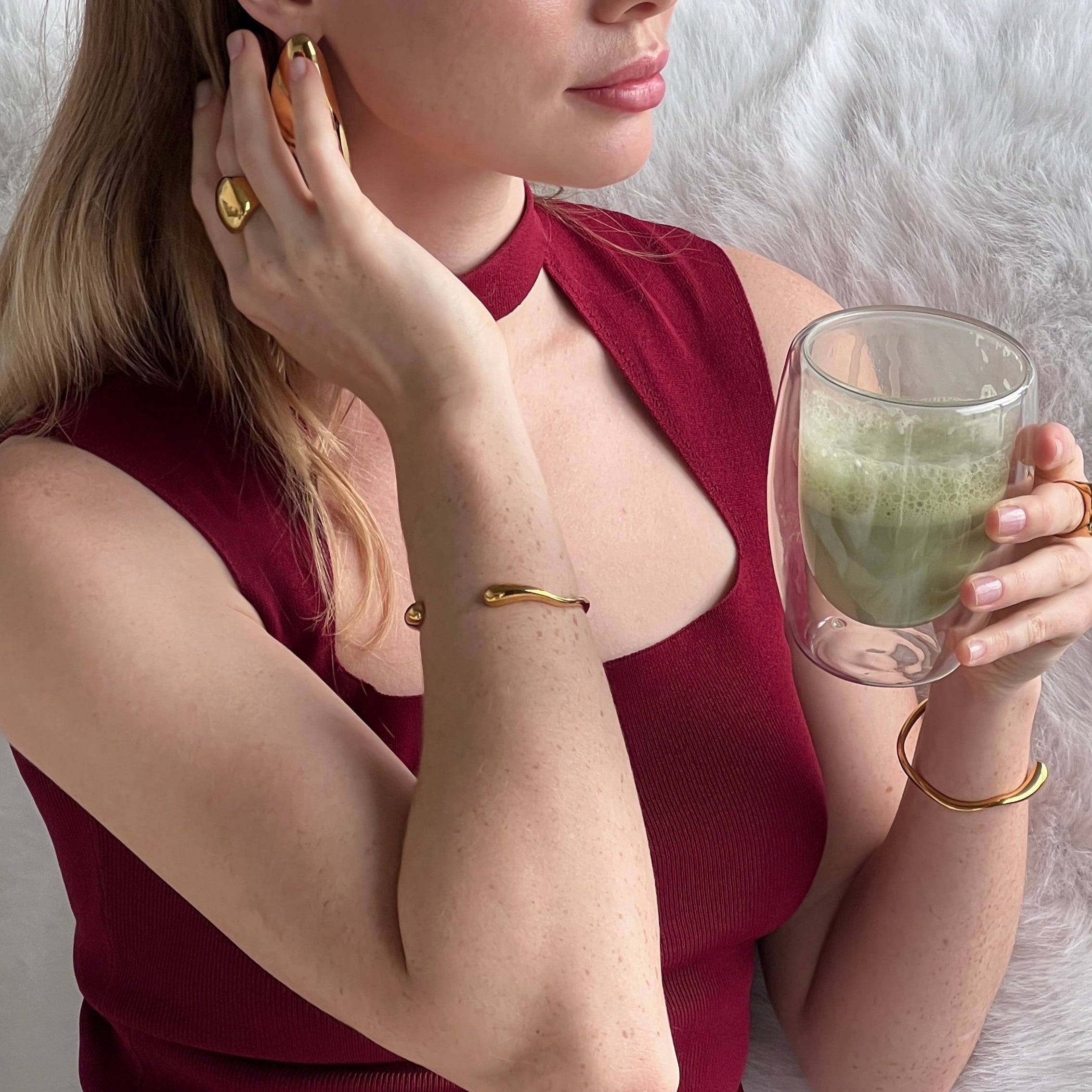 Must Have Classic everyday wear bracelet gilded in 18-Carat Gold