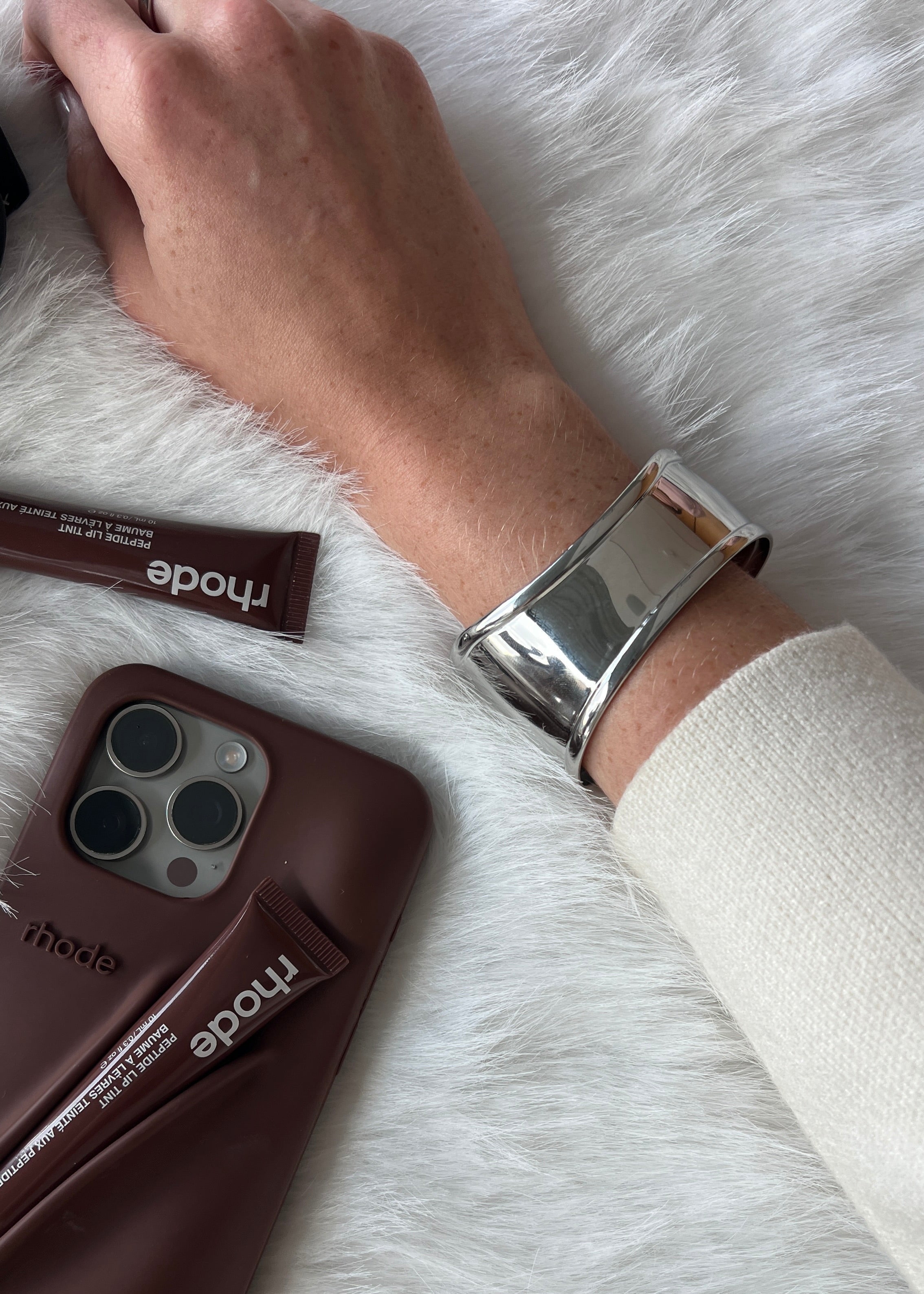 Round Bracelet gilded in 925 Silver