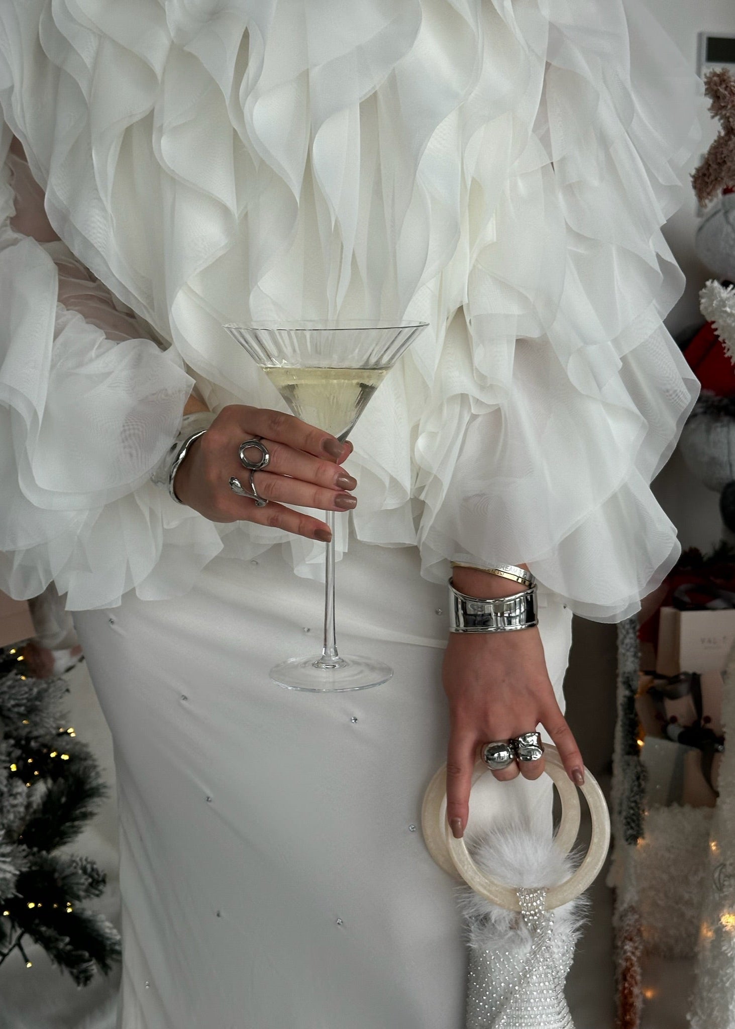 Round Bracelet gilded in 925 Silver