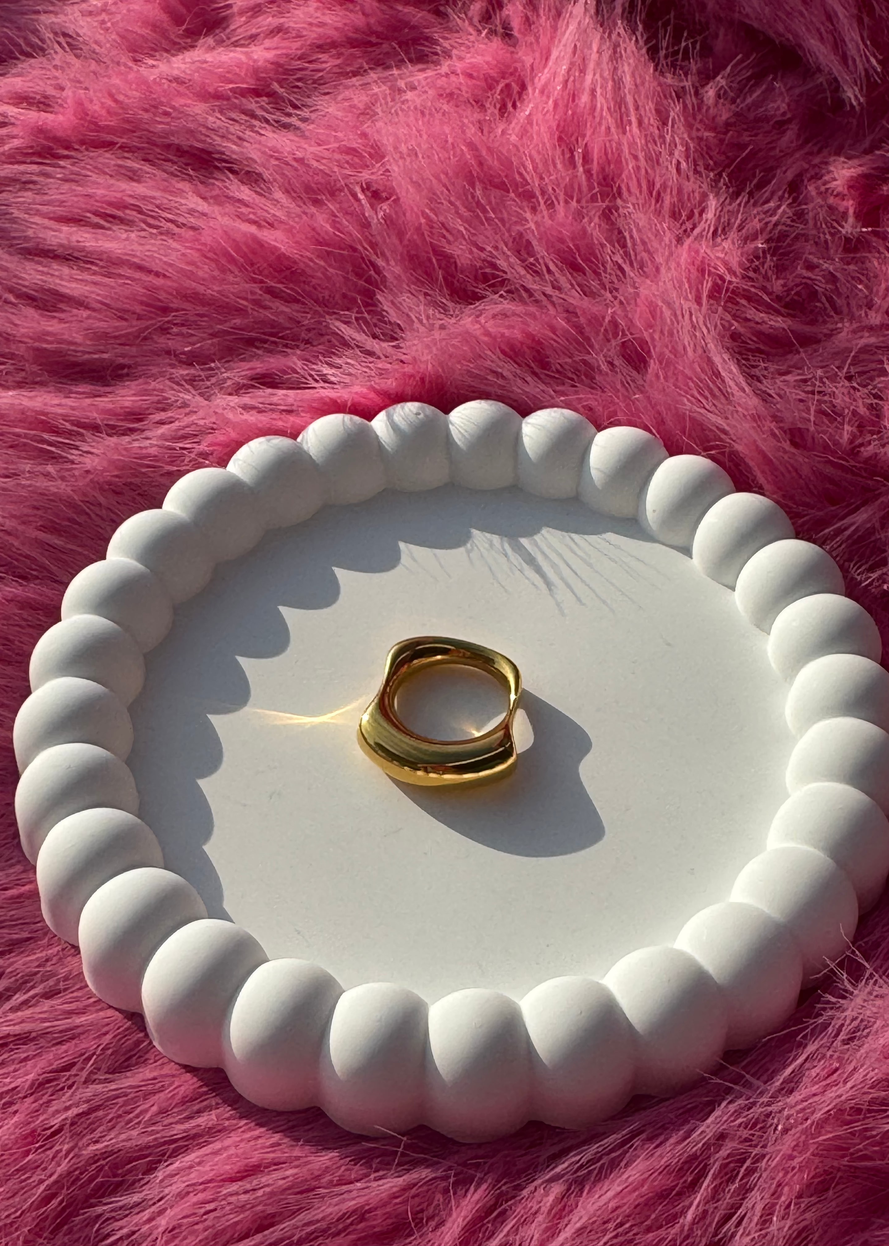 Classic Slim Ring gilded in 18-Carat Gold