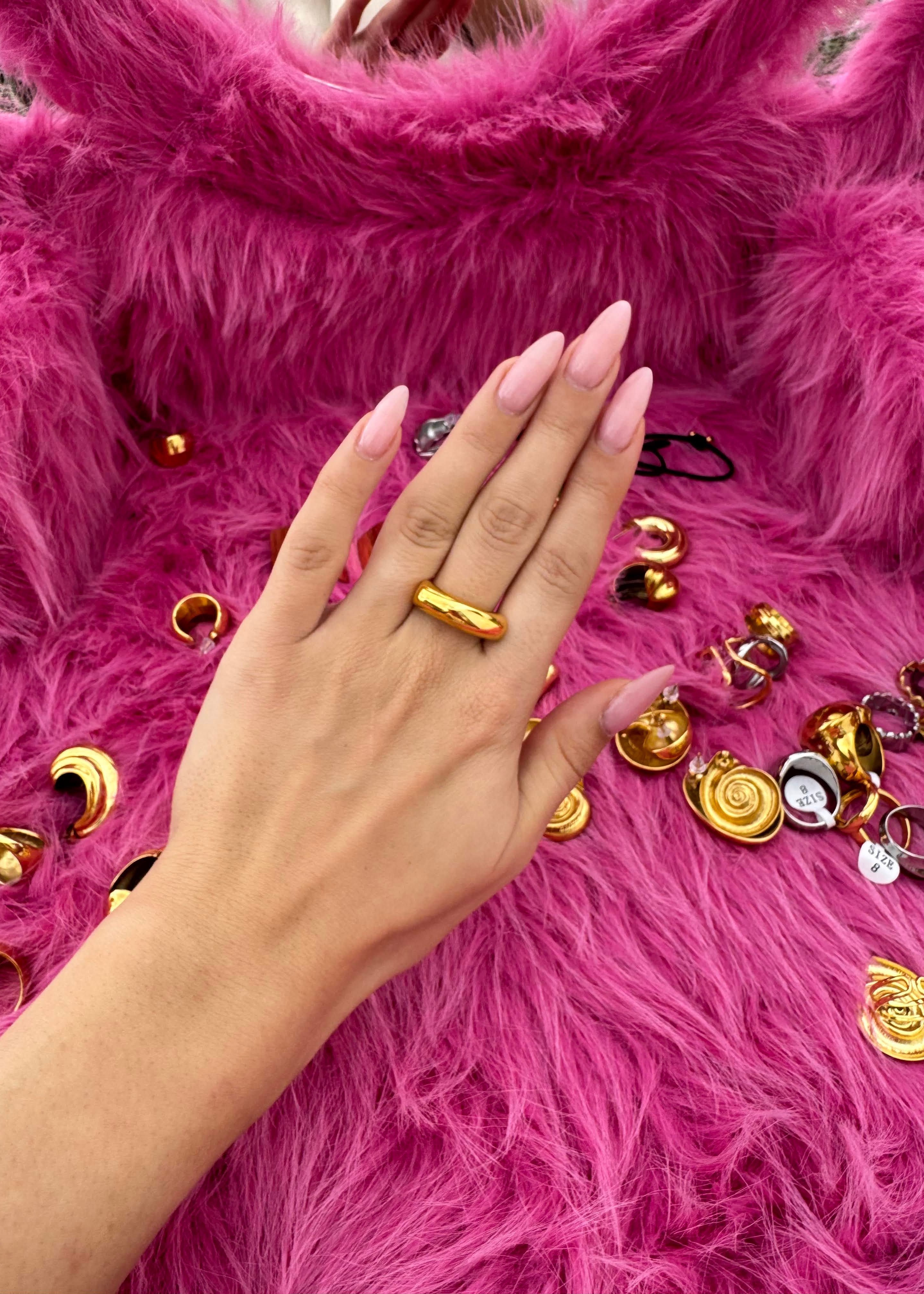 Classic Slim Ring gilded in 18-Carat Gold