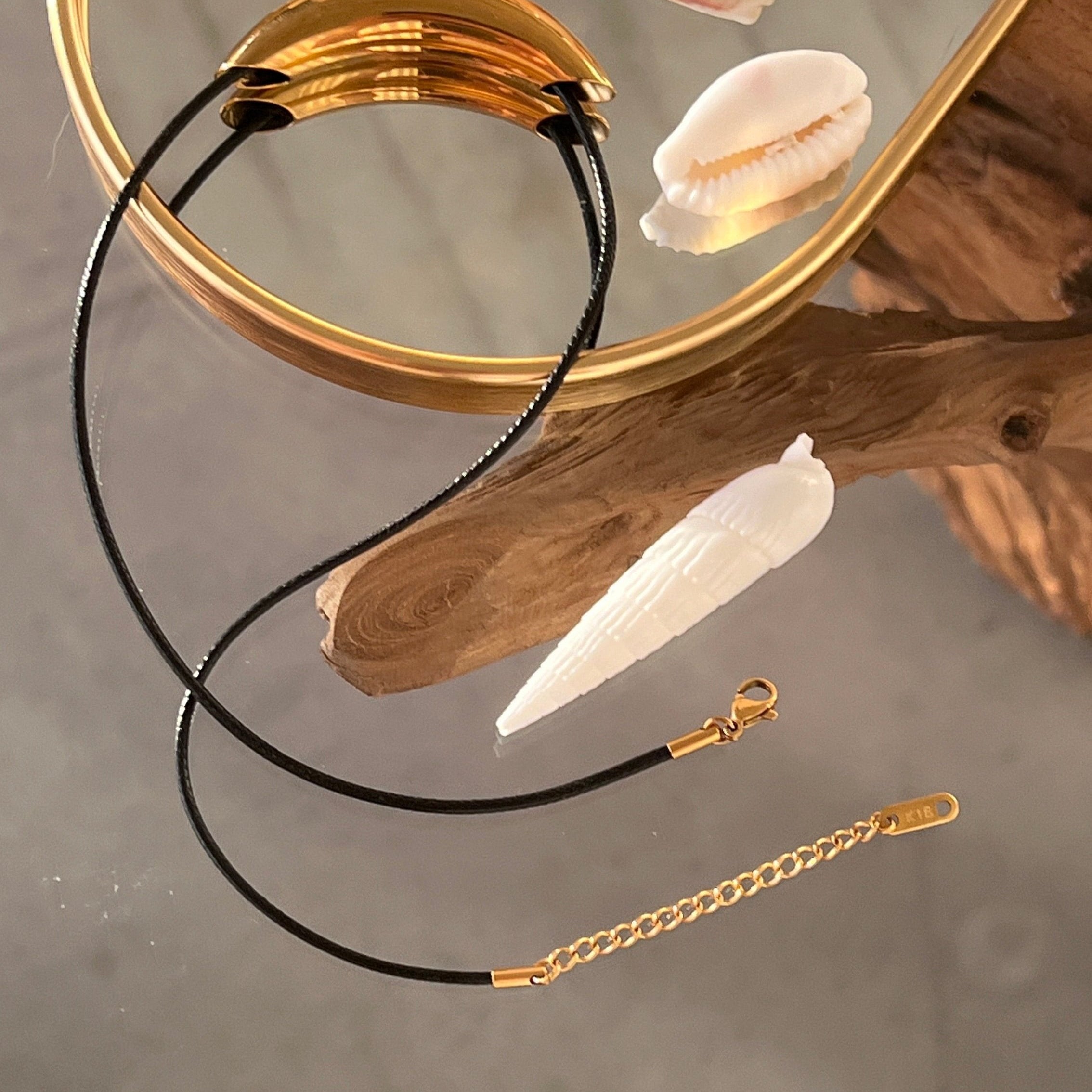 Boho Choker gilded in 18-Carat Gold