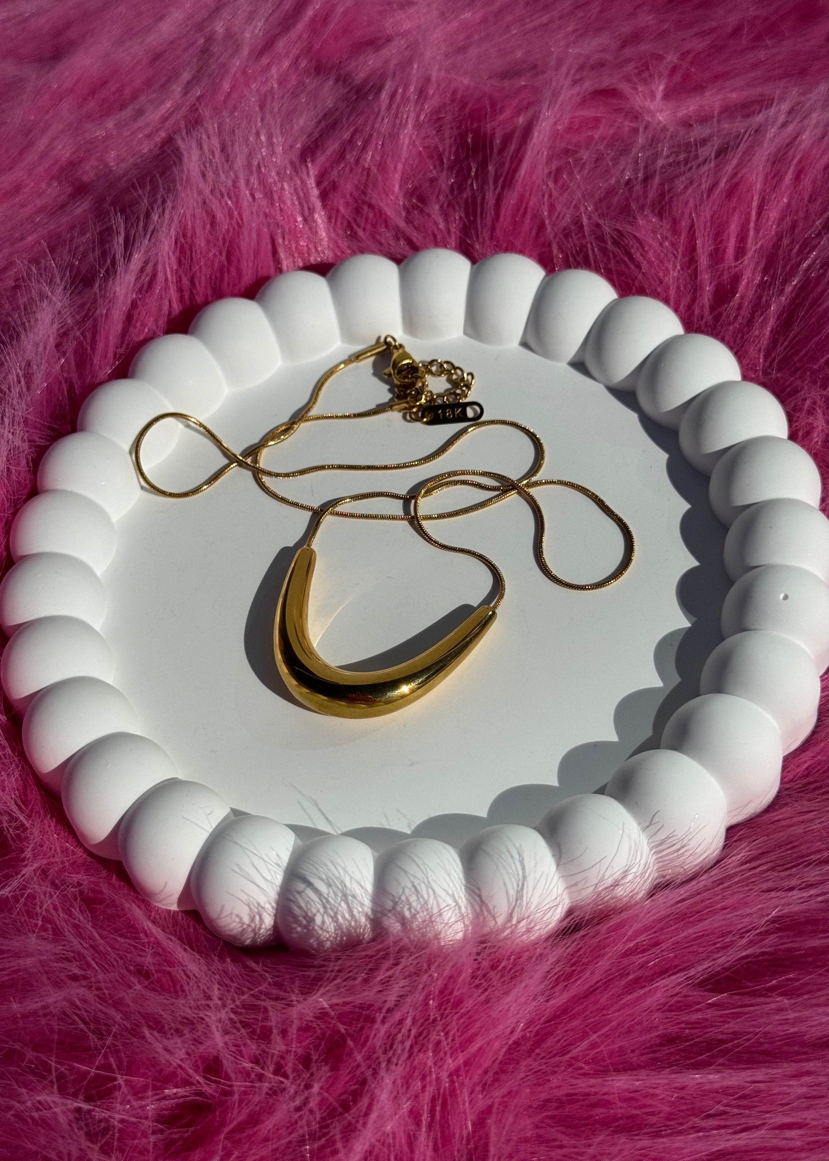 Classic Necklace gilded in 18-Carat Gold