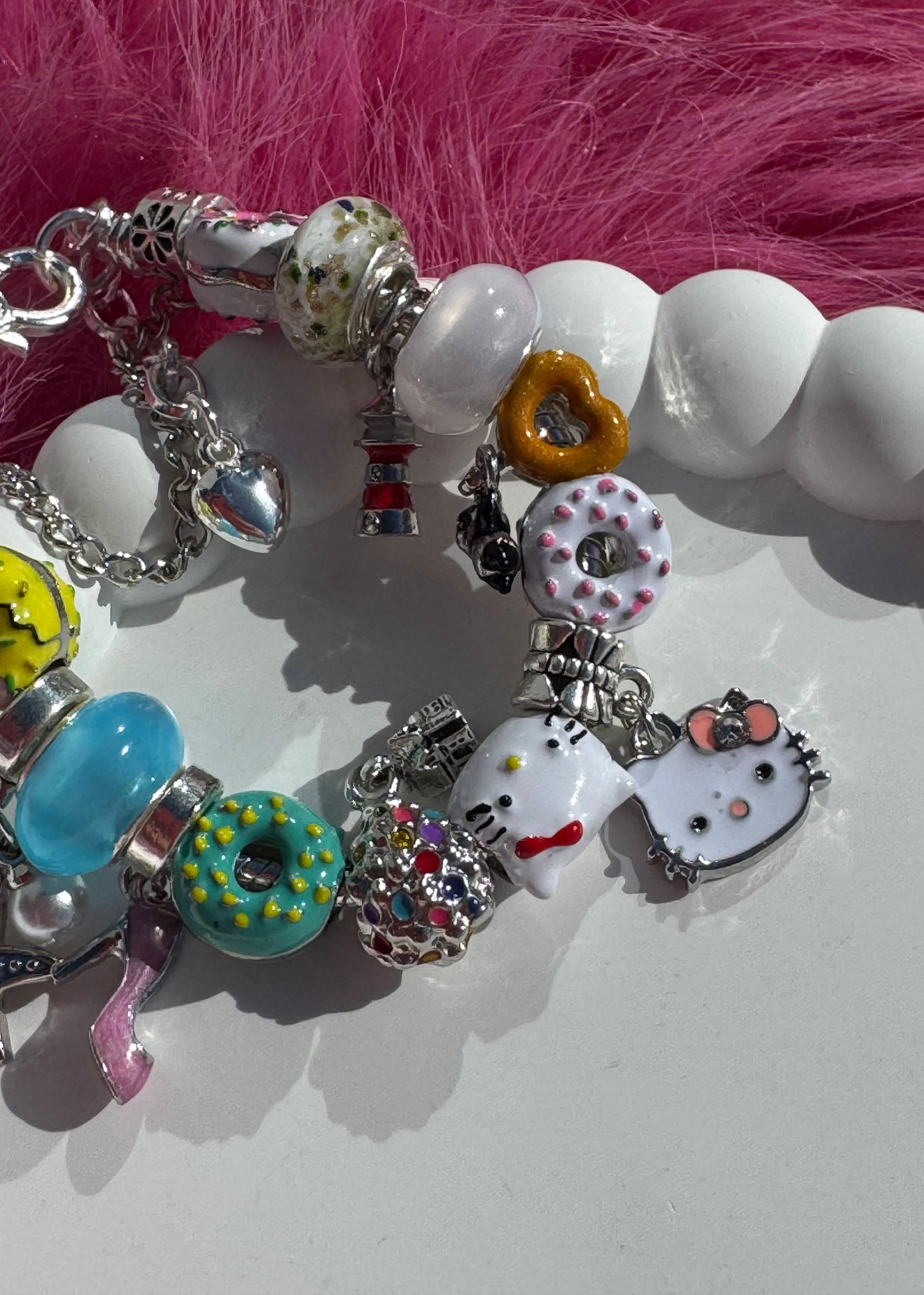 Donuts Kids Bracelet gilded in 925 Silver