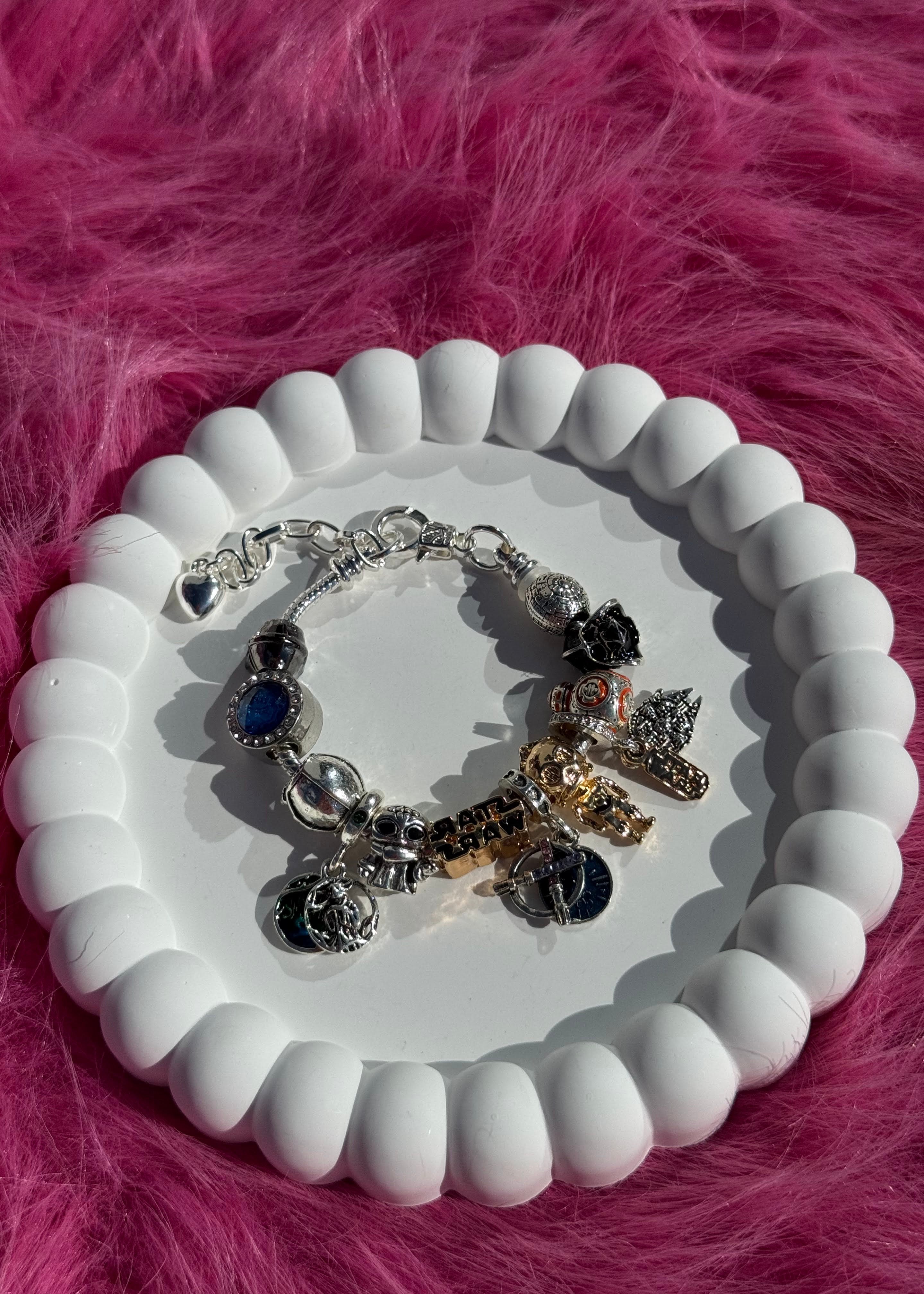 Star Wars Kids Bracelet gilded in 925 Silver