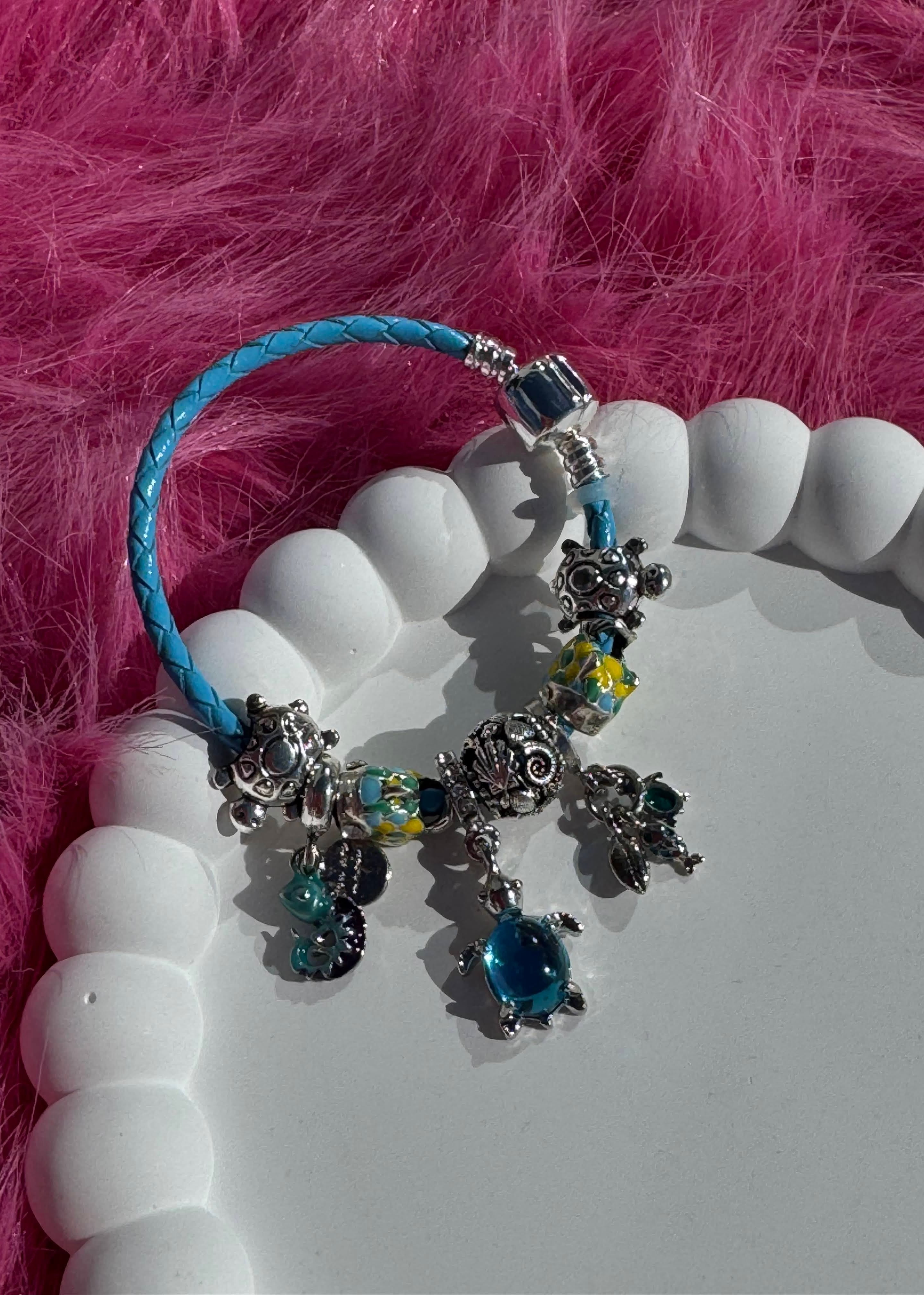 Turtles Kids Bracelet gilded in 925 Silver