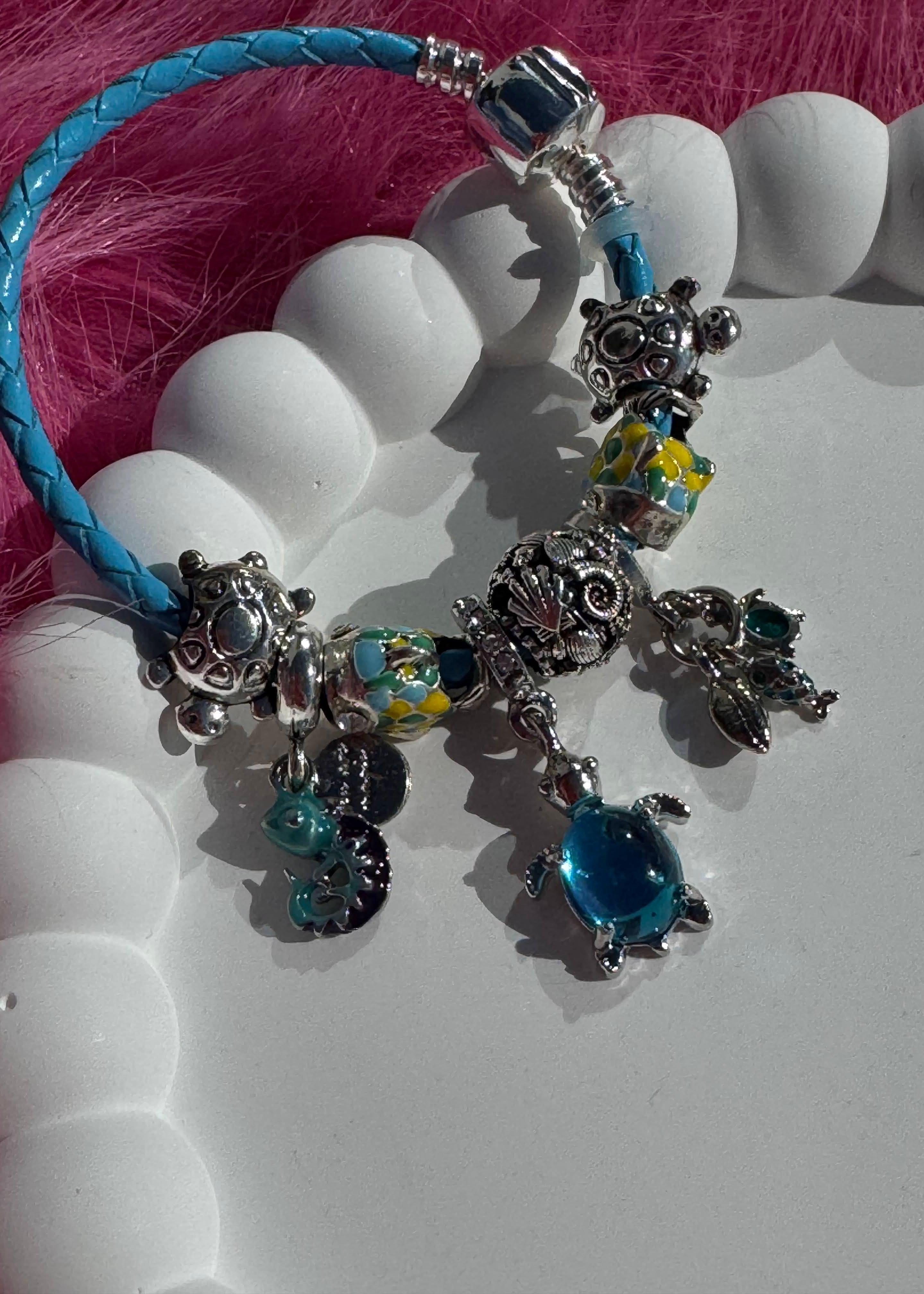 Turtles Kids Bracelet gilded in 925 Silver