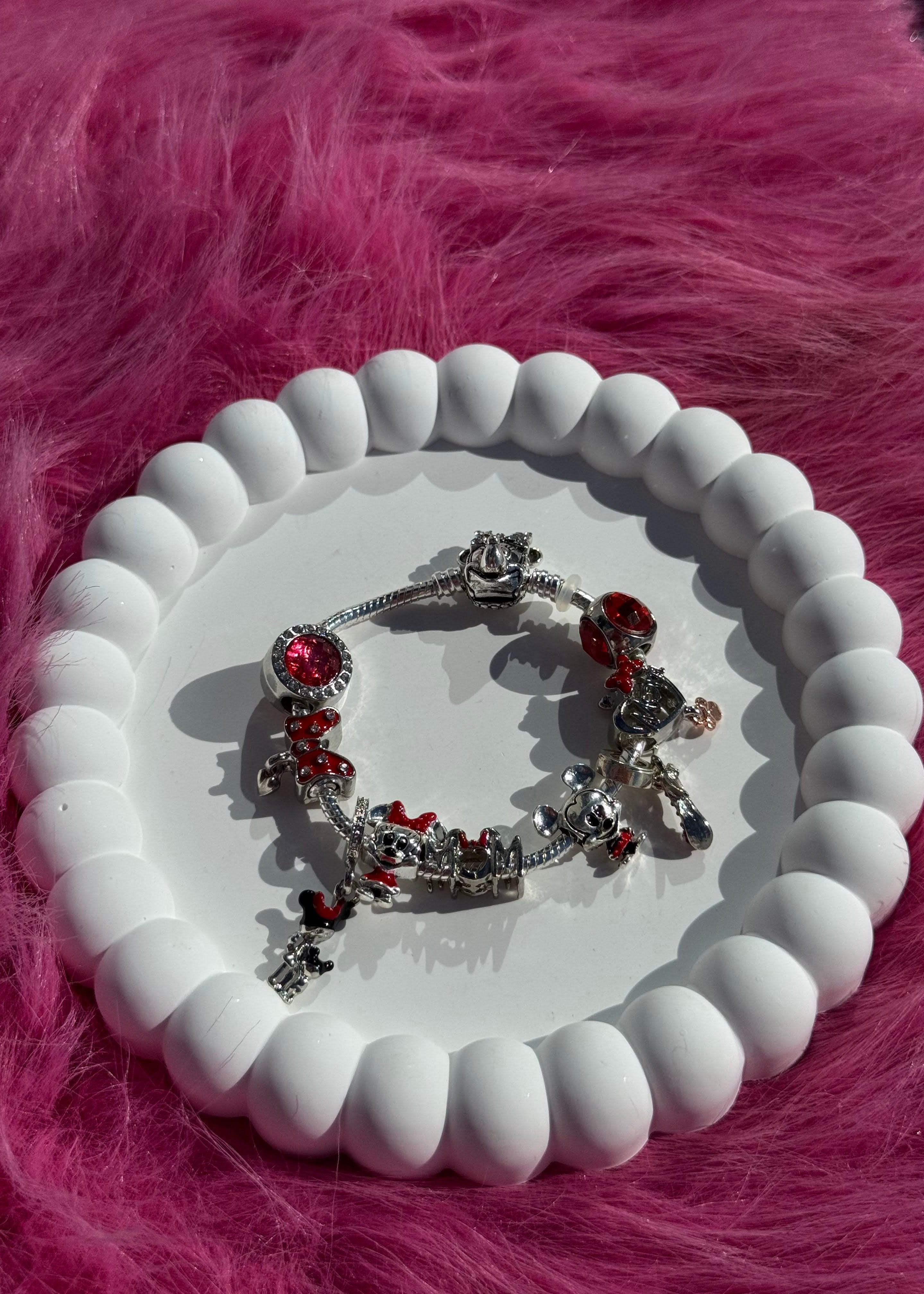 Christmas Kids Bracelet gilded in 925 Silver