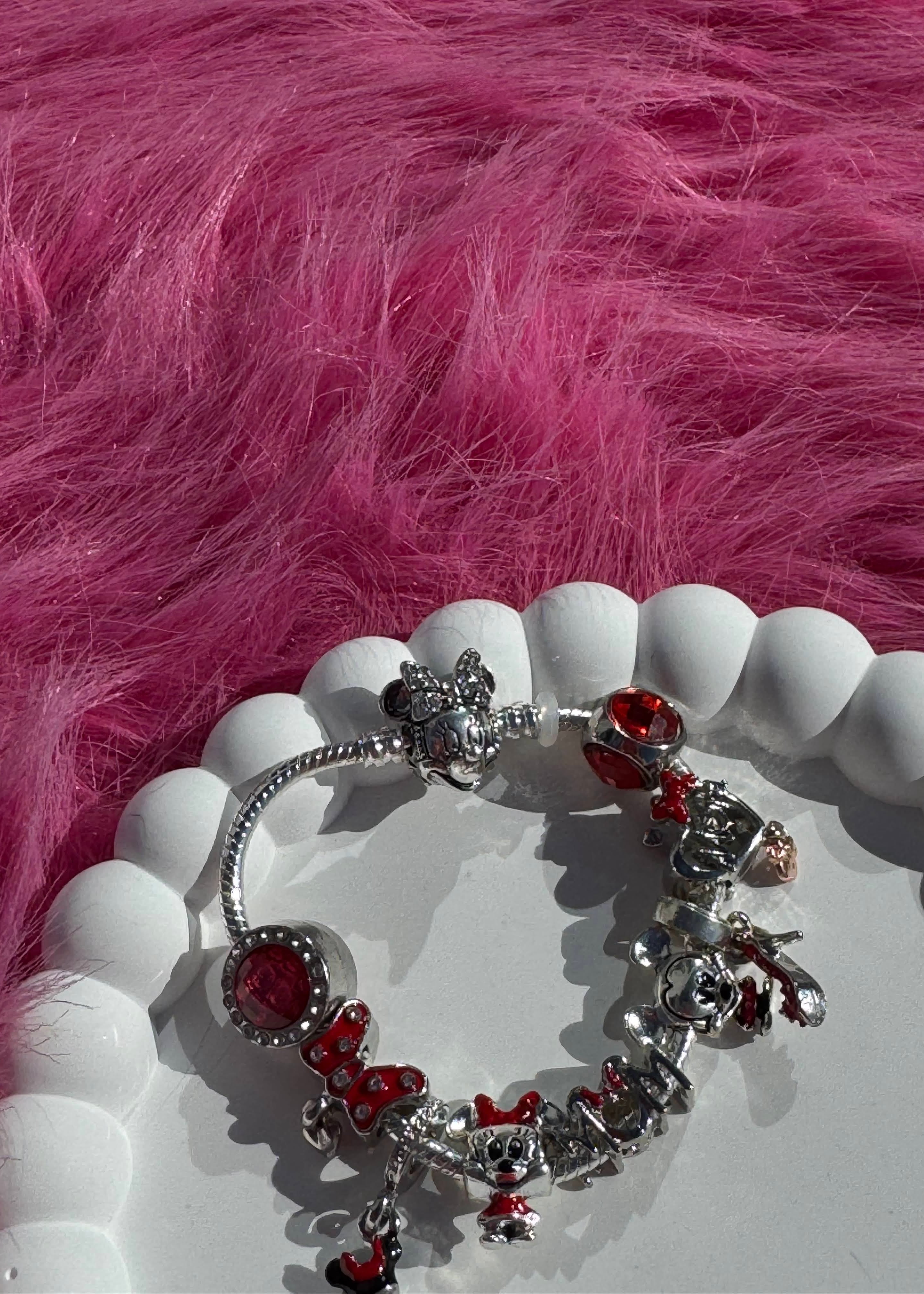 Christmas Kids Bracelet gilded in 925 Silver