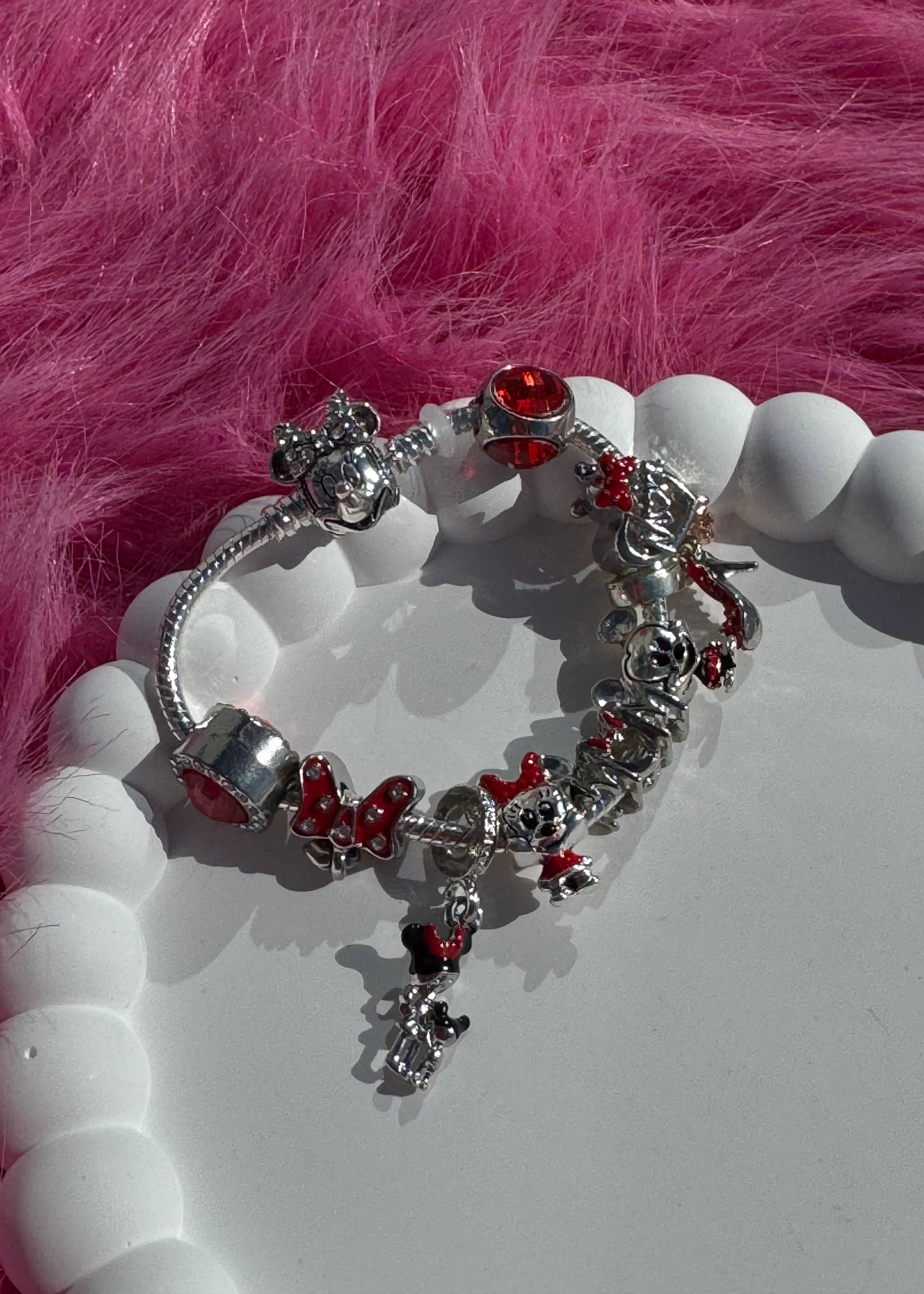 Christmas Kids Bracelet gilded in 925 Silver