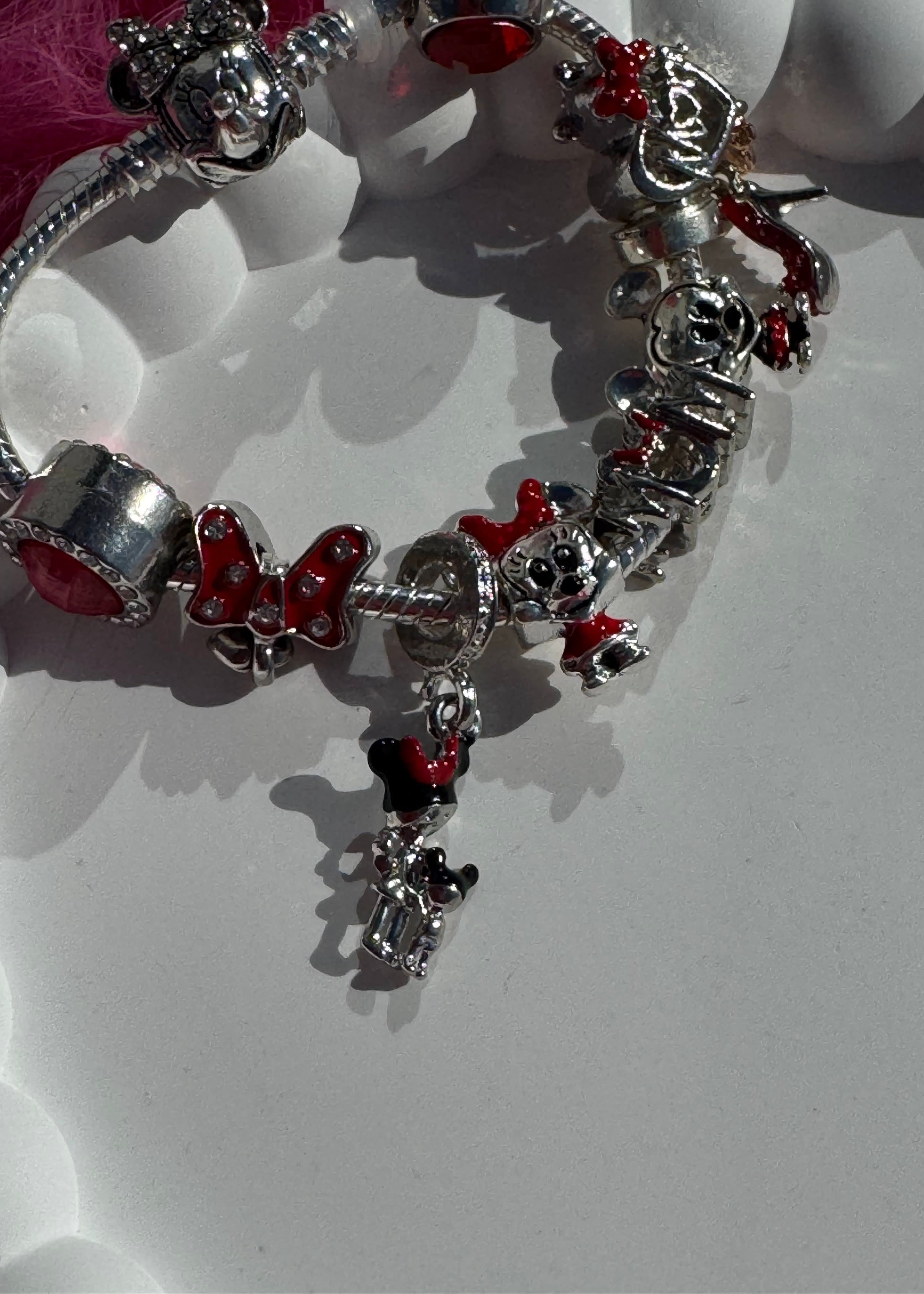 Christmas Kids Bracelet gilded in 925 Silver