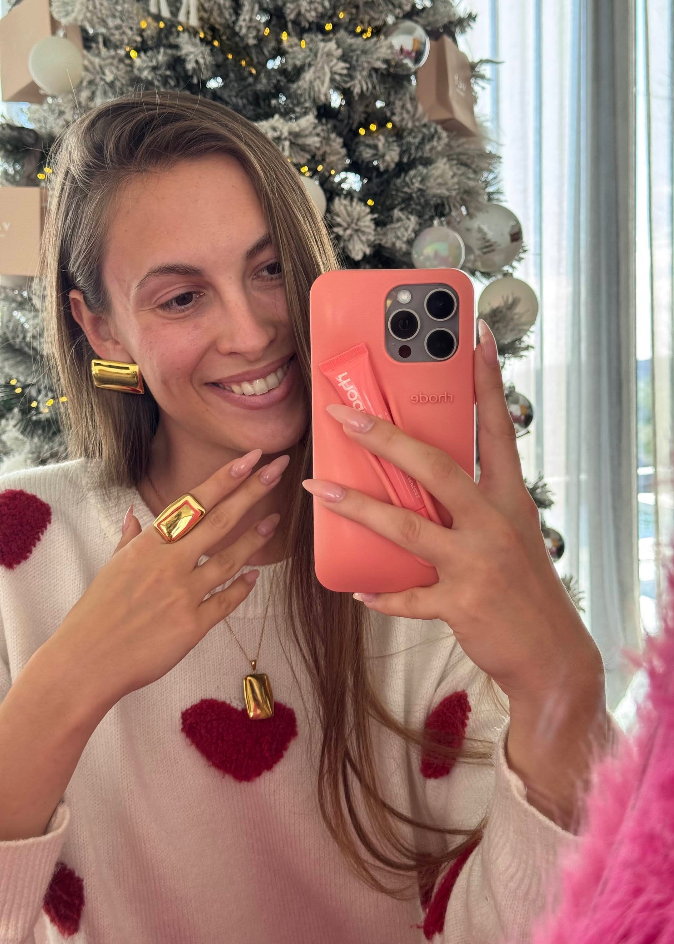 Rectangular Ring gilded in 18-Carat Gold