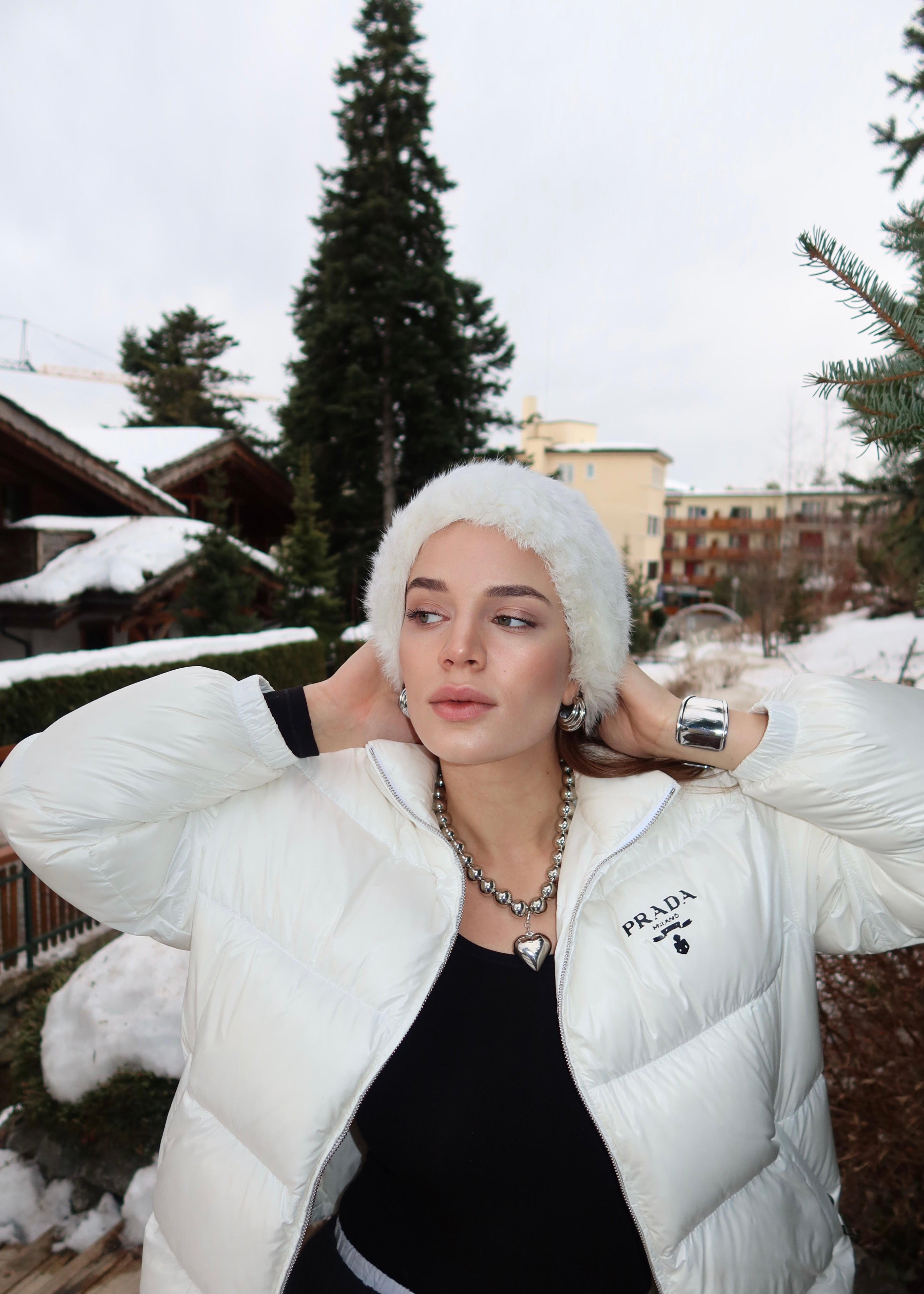 BIG LOVE CHOKER GILDED IN 925 SILVER