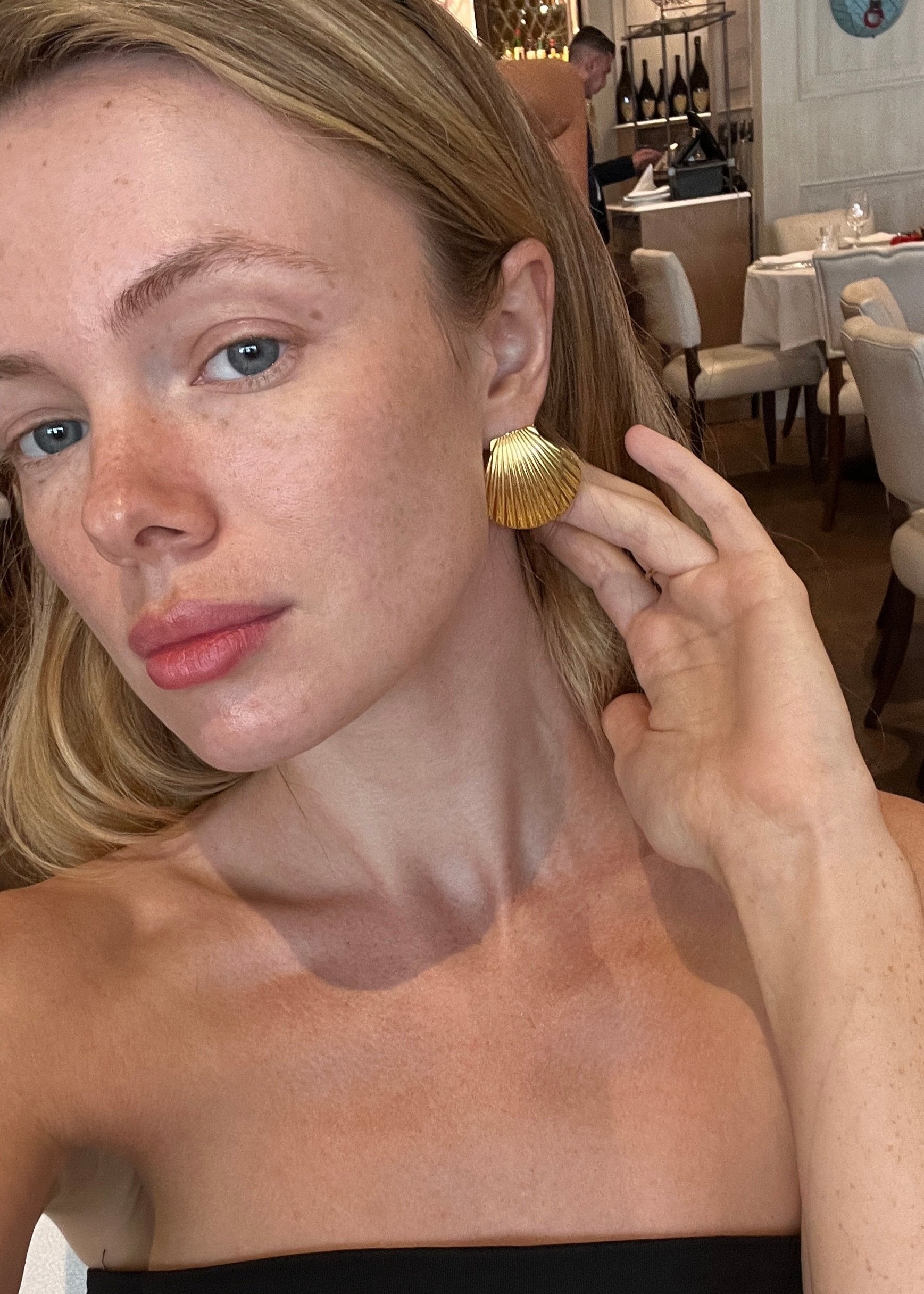 Perfect Summer Drop Earrings gilded in 18-Carat Gold