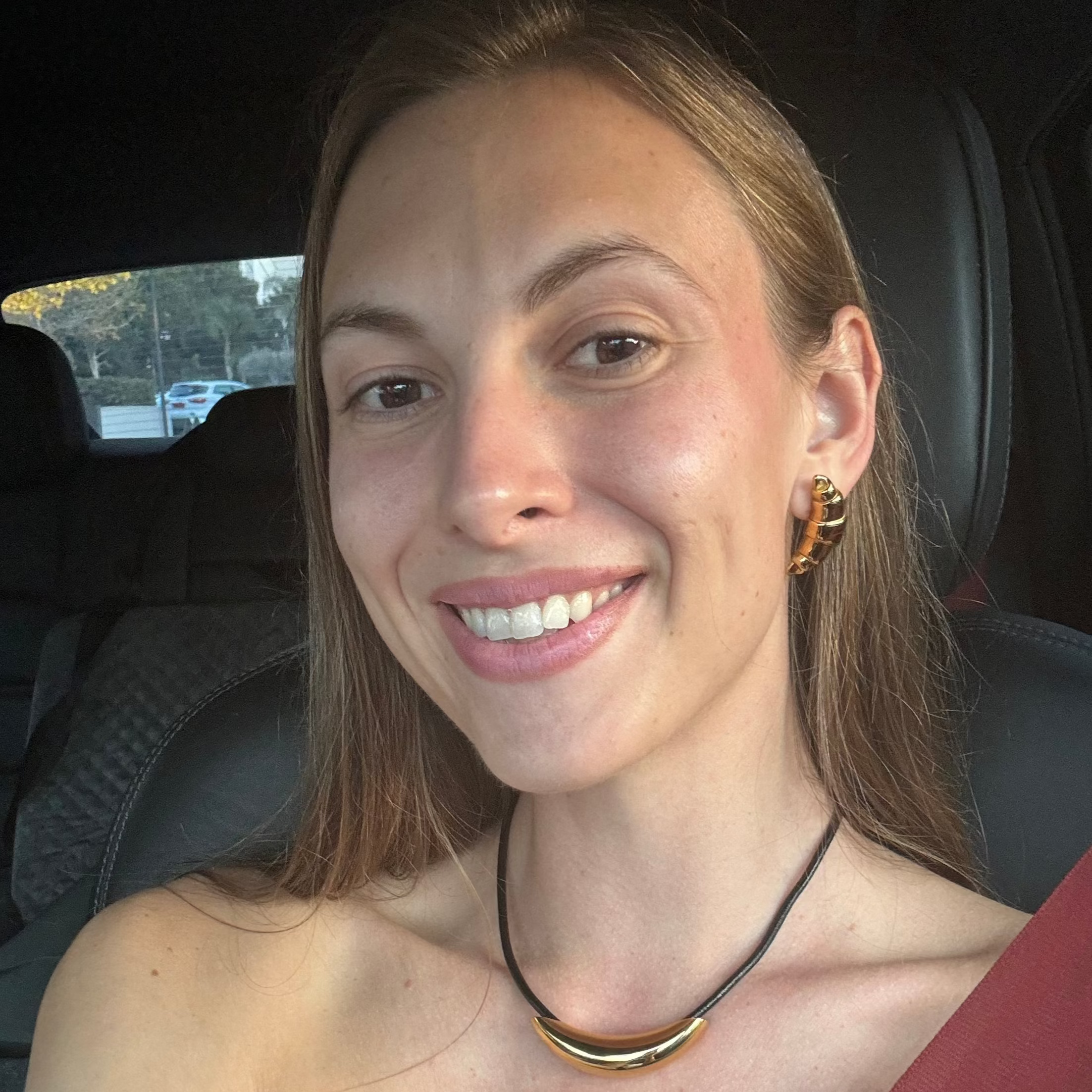 Croissant-shaped Drop Earrings gilded in 18-Carat Gold